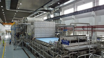 智造&ldquo;無人工廠&rdquo;!中建安裝馬鞍山華旺紙業(yè)項目PM1生產(chǎn)線正式投產(chǎn)